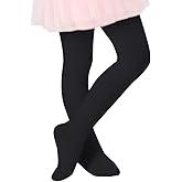 Century Star Girls Ballet Tights Toddler-Super Soft Footed Dance Tights for Kids