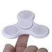 Double-sided LED Hand Spinner Fidget Toy, Finger Spinner, Mmrm High Speed Up to 1-3 Mins Spins, EDC ADHD Focus Tri-spinner,White