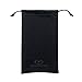 LARGE SUNGLASSES CASE - 2 Pieces Glasses Case Holder - Eyeglass Case Hard Shell - Soft Sunglasses Pouch with Large sunglass holder with Pouch & Cloth (AS113+CT8 Black-1)