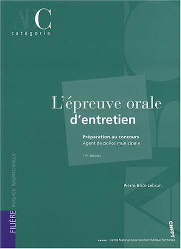 L' épreuve orale d'entretien
