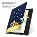 Ayotu Colorful Case for Kindle Oasis - (9th Gen, Released only in 2017) Honeycomb Version PU case with Auto Wake/Sleep,New Waterproof 7''Kindle Oasis Case,Soft Shell Series KO-10 The Boy and Fox