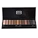 NUDE EYESHADOW PALETTE 12 HIGHLY PIGMENTED SHADES IN MATTE AND SHIMMERING FINISHES