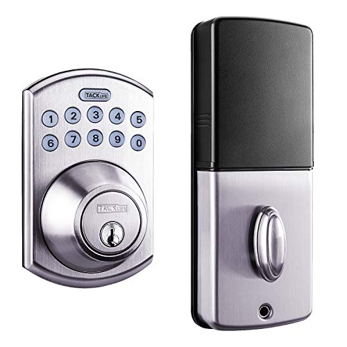 Tacklife Keypad Electronic Deadbolt Door Lock, Keyless Entry Door Lock