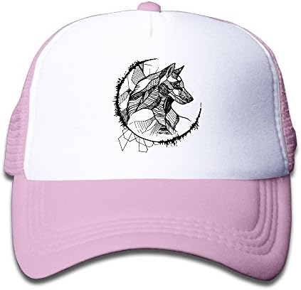Gdgd1 Caps Geometric Wolf Baby-Boy Cool Adjustable Adjustable Baseball Caps