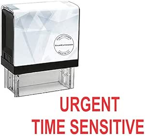 Amazon.com : StampExpression - Urgent TIME Sensitive Office Self Inking ...