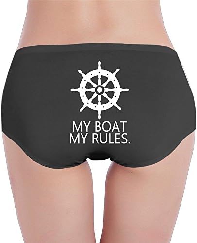 KWSISU My Boat My Rules Womens Underwear Briefs Breathable Underpants