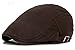 Qunson Men's Cotton Flat Ivy Gatsby Newsboy Driving Hat Cap