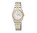 Seiko Women's Two-Tone White Dial Dress Calendar Watch