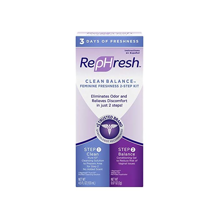 RepHresh Clean Balance Feminine Freshness 2-Step Kit