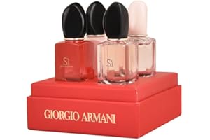 GIORGIO ARMANI Variety Mini Womens Perfume Si Collection Gift Set 0.17 oz Splashes