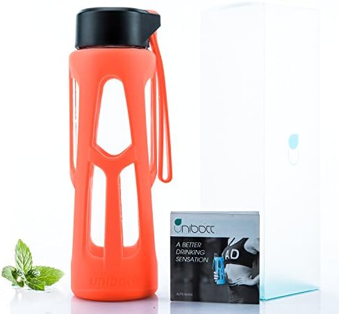 Sport Water Bottle,Unibott(TM) 25oz Tritan Water Bottles BPA Free Lead Proof for Outdoors Cycling Camping School Kids-Wide Mouth 750ml