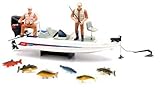 Wild Hunting New Ray Boat Fishing Playset