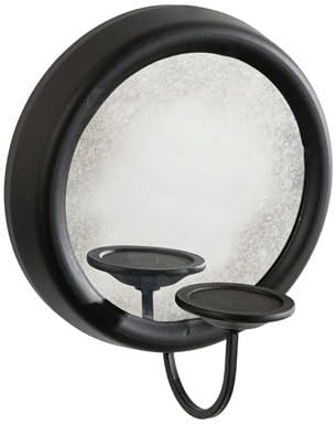Mirrored Wall Sconce Candle Holder 12"x7"x13.5"