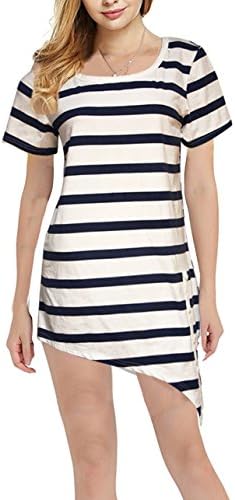 Short Sleeve Nightgown / Sleep Dress for Women / Sleepwear Blue-1 3X-Large