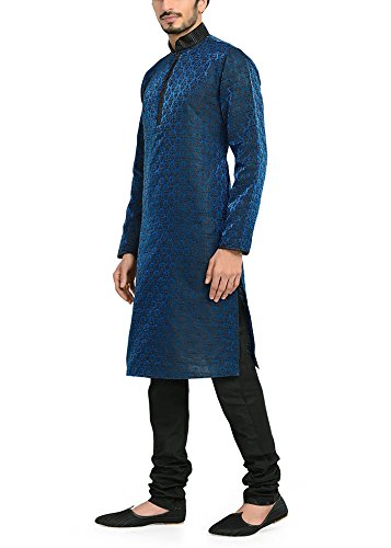 manyavar men's silk kurta pyjama