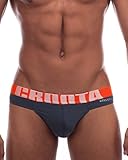 Croota Mens Underwear, Low-Rise Bikini, Brief, Satin Accented Waistband, IS01M