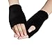 Malloom Winter Thick Fleece Warm Gloves Keyboard Leak Finger Fingerless Gloves