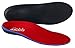 Andils High Arch Supports Orthotics Inserts for Plantar Fasciitis, Flat Feet, Over-pronation, Foot Pain Relief, Shockproof Cushioning Inserts for Women and Men, Red