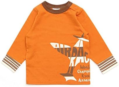 Amazon Breeze ブリーズ ネット限定飛行機ロゴtシャツ オレンジ 140cm 子供服 Tシャツ カットソー 通販