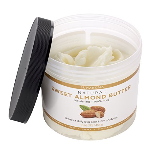 Sunaroma Sweet Almond Butter (16 oz) Best Almond Butter for Skin