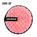 2 PACK Reusable Makeup Remover Pads – Zero Waste and Chemical Free Face Wipes – Makeup Remover Towel Face Cleansing Cloth Pads Plush Puff Face Cloths Eye Makeup Remover Pads Fashion New (Pink)thumb 1