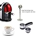 2 IN 1 Stainless Steel Coffee Measuring Scoop for Coffee (15 ml), Coffee & Tea Tools Measuring Tamping Scoop Coffee Tamper Silver