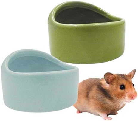 お得な2個セット Iikuru ハムスター 水飲み 餌入れ 今季も再入荷 陶器 ハリネズミ えさいれ えさ皿 セット デグー ジャンガリアン ゴールデン キンクマ 器 えさ入れ エサ フードボウル 水入れ Y842