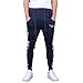 Mooncolour Men's Casual Slim Fit Jogging Harem Pants (Navy, M)