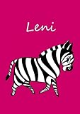 Image de Malbuch / Notizbuch / Tagebuch - Leni: DIN A4 - blanko - Zebra (German Edition)