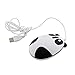 EALEK Portable Cartoon Animal Panda Wired Mouse Optical Mice Mini Small Kids Mice 1200DPI 3 Buttons Suitable for Desktop PC Laptop Computer