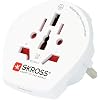 SKROSS | 1.500211-E | World to Europe | Wereldreisadapter voor Europa – Spanning en vermogen: 100V – 1600W / 250V…
