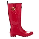 Joules Women's Gloss Welly Rainboots Red