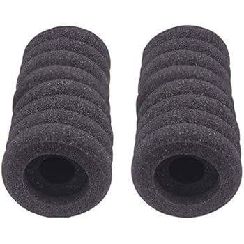 Bingle Upgraded Ear Cushions Foam Doughnut Replacement for Plantronics Supra Plus Encore and Most Standard Size Office Telephone Headsets H251 H251N H261 H261N H351 H351N H361 H361N (8 Pair)