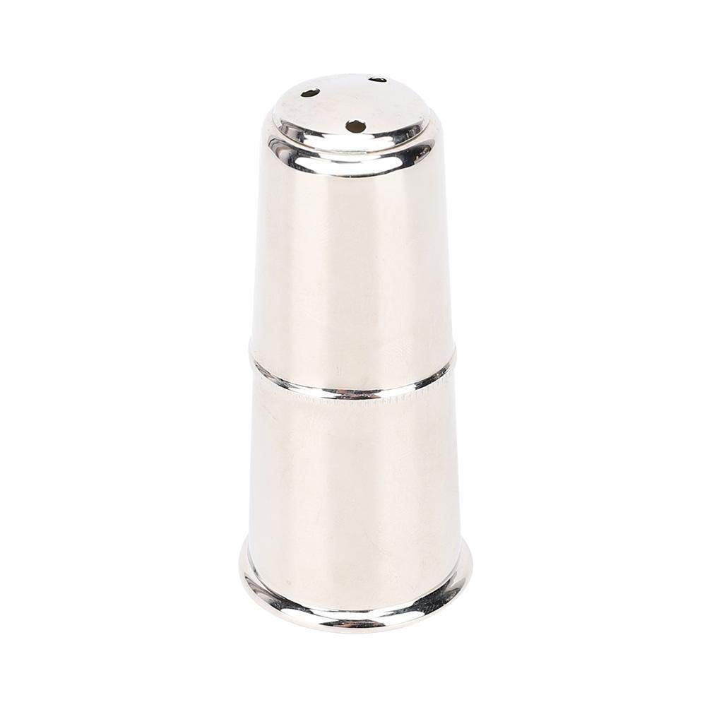 Bnineteenteam Saxophone Mouthpiece Cap, Silver Clarinet Mouthpiece Cap Brass Protector Cover Sax Instrument Accessory for B Flat Clarinet