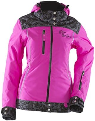 Divas SnowGear Women's Lace Collection Jacket (Pink, 4X-Large)