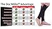 Doc Miller Compression Calf Sleeve for Men & Women, Premium Medical Grade, 20-30mmHg Graduated Support for Running, Calf Tear, Shin Splints, Knee High, Skin/Nude Calf Sleeves, Large Size, 2 Pair