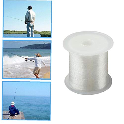 asdfwe Transparente Fischerei Thema Tragbare Angelschnur Monofilament Angelschnur Klar Starker Draht – Bild 3