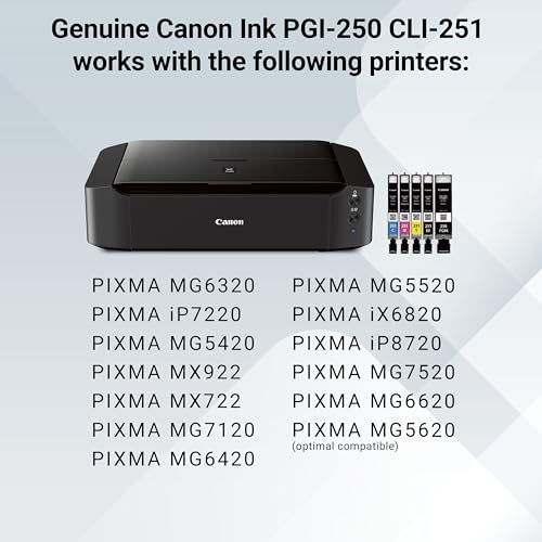 Canon PGI-250/ CLI-251 5 Color Amazon Pack