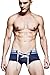 sandbank Men's Sexy Lingerie Cotton Tie Rope Cute Boxer Brief Underwear Panties (US M=Asian Tag XL,Navy#1)