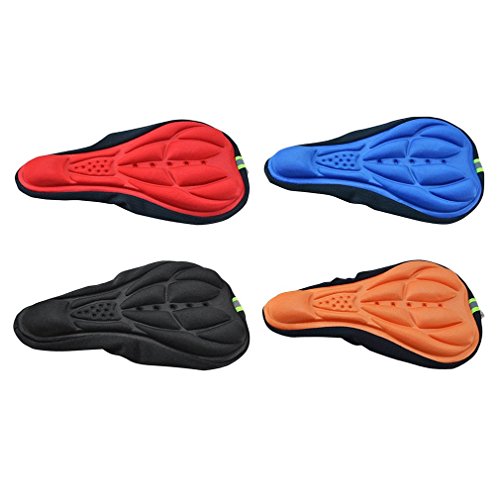 Qulable Cycling Bicycle Silicone Non-slip Saddle Seat Cover Cushion Soft Pad - Thumbnail 6