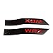 Fontic WRX MATTE BLACK for SUBARU/RED LETTER FENDER EMBLEMS - 2015+ WRX/STI