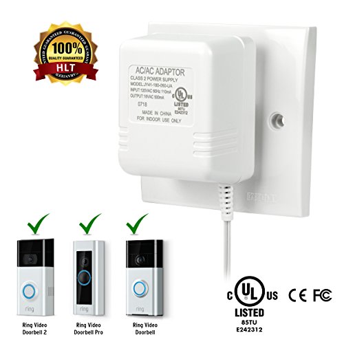 Power Adapter For Ring Video Doorbell, 2 & Pro,HLT Accessories Supply