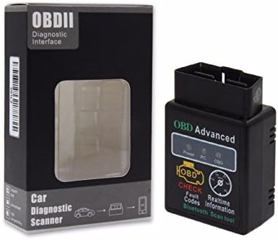 Uncle next door Mini Bluetooth OBDII Scanl Tool ELM327 HH V1.5 OBD2 Bluetooth Car Diagnostic 25K80 chipset for Android Extreme Low Power Consumption