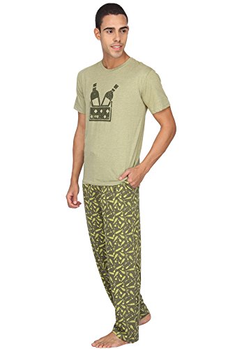 nuteez bottles pyjama set for men