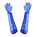 xt Working Long Durable PVC Glove with Cotton Lining Fishing Operation Gloves Medium