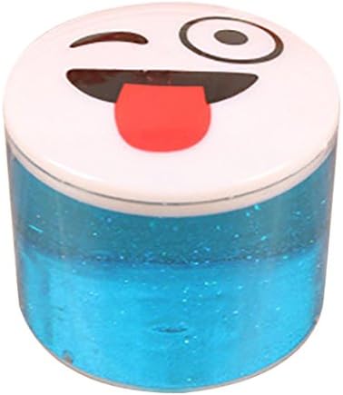 Gorgii Creative Fluffy Floam Slime Clay Scented Stress Relief No Borax Non-sticky Kids Sludge Toy - Best gift for Children - 60ml (Blue)