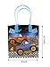 TINYMILLS Monster Truck Themed Party Favor Bags Treat Bags with Handles, Monster Truck Candy bags for Birthday Party Goodie Bags, Party Supply Decoration, Pack of 12