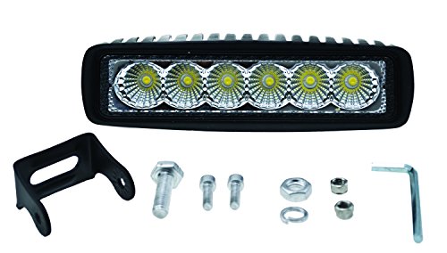 HELLA 357203001 Value Fit Mini Light Bar (6 LED, Flood Beam)