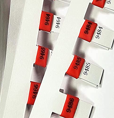 100pcs Colors Racing Rubber Pigeon Ring Tough Material Rubber Bands for Racer Pigeon Colorful Numbered (red)