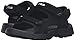Fila Men's Transition Athletic Sandal, Black/Metallic Silver, 10 M US